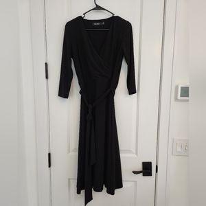 LAUREN RALPH LAUREN Surplice Jersey Dress